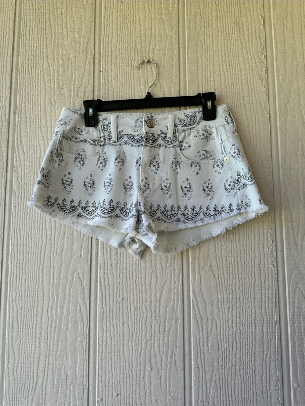 American Eagle Bandana-Print Festival Shorts